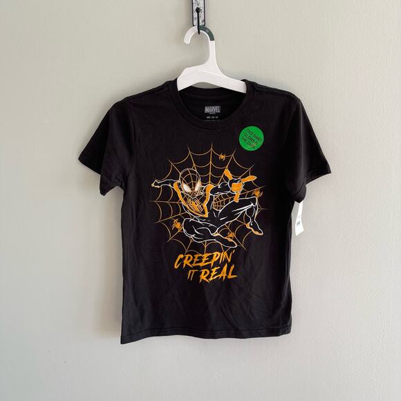 NWT BOYS MEDIUM MARVEL TSHIRT - Picture 1 of 3